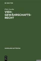 Viehgewährschaftsrecht: (Viehkauf) 3111036456 Book Cover