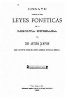 Ensayo Acerca de Las Leyes Fon�ticas de la Lengua Euskara (Classic Reprint) 1276940254 Book Cover