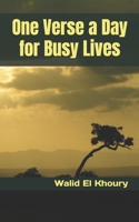 One Verse a Day for Busy Lives B0F9X1N231 Book Cover