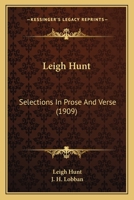 Leigh Hunt 0548777926 Book Cover