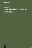 Das Pers�nliche im Handel 3111262073 Book Cover