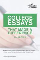 College Essays That Made a Difference, 2nd Edition (College Admissions Guides) 0804125783 Book Cover