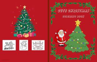 Cute Christmas Coloring Book 1965836062 Book Cover
