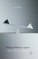 Thanking and Politeness in Japanese: Balancing Acts in Interaction 1137009861 Book Cover