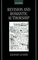 Revision and Romantic Authorship 0198186347 Book Cover