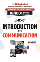 JMC-01 Introduction to Communication 9383921358 Book Cover