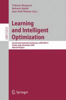 Learning and Intelligent Optimization 3540926941 Book Cover