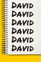 Name David A beautiful personalized: Lined Notebook / Journal Gift, Notebook for David,120 Pages, 6 x 9 inches, Gift For David, Personal Diary, David, Personalized Journal, Family Notebook, Customized 1677032847 Book Cover