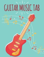 Guitar Music Tab: Chord, Standard Staff & Tablature Paper 1088552277 Book Cover