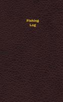 Fishing Log (Logbook, Journal - 96 Pages, 5 X 8 Inches): Fishing Logbook (Deep Wine Cover, Small) 154512910X Book Cover