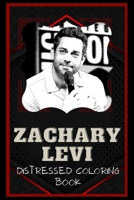 Zachary Levi Distressed Coloring Book: Artistic Adult Coloring Book B08NW3XCTD Book Cover
