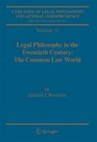 A Treatise of Legal Philosophy and General Jurisprudence: Volume 11: Legal Philosophy in the Twentieth Century: The Common Law World 9048189594 Book Cover