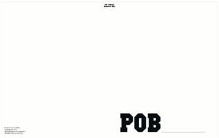 The POB Journal: Monthly, Weekly and Daily Planner for Creating Productivity and Discipline B0DVZJSNF8 Book Cover