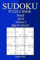 300 Hard Sudoku Puzzle Book 2019 1723597309 Book Cover