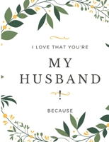 Gift Note Pad For My Husband I love you Because you are My Life I Love That You're My Husband! B084Z5BW8M Book Cover