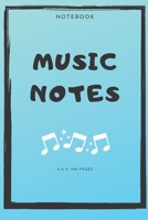 Notebook : Music Notes 1653444053 Book Cover