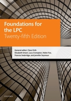 Foundations for the Lpc 019284427X Book Cover