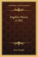 Fugitive Pieces 0548691991 Book Cover