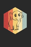 Elefant Notizbuch: Elefant Notizbuch für Liebhaber / Notizheft / Notizblock A5 (6x9in) Dotted Notebook / Punkteraster / 120 gepunktete Seiten (German Edition) 1674135785 Book Cover