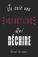 Je Suis une Secr�taire qui D�chire Carnet de notes: Carnet de note de 120 pages pour les Secr�taires cadeaux pour un ami, une amie, un coll�gue ou un coll�gue, quelqu'un de la famille B084DG2KWL Book Cover