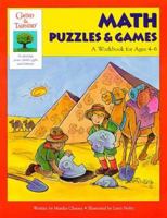 Math Puzzles & Games: A Workbook for Ages 4-6 (Gifted & Talented Series) 1565655001 Book Cover