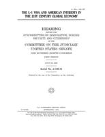 The L-1 visa and American interests in the 21st century global economy 1676370234 Book Cover