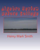 Algebra Review Before College 1450551270 Book Cover