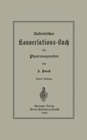 Italienisches Konversations-Buch Fur Pharmazeuten 3662406705 Book Cover