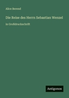 Die Reise des Herrn Sebastian Wenzel: in Großdruckschrift 356602581X Book Cover