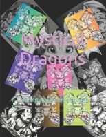 Mystical Dragons: A Coloring Adventure for Ages 8+ B0CR3TW15X Book Cover