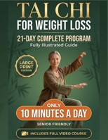 Tai Chi for Weight Loss [Large Print]: A complete 21-day program to restore balance, strength, and energy. Gentle 10-minute daily exercises suitable for all levels and perfect for seniors B0G2HJ599P Book Cover