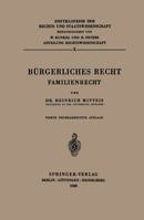 Burgerliches Recht: Familienrecht 3540013768 Book Cover