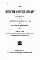 Der Londoner Grafschaftsrat - Erster Band 1534912916 Book Cover