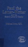 Paul the Letter-Writer and the Second Letter to Timothy (JSNT Supplement) 1850751471 Book Cover