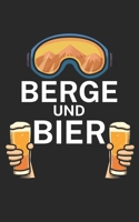 Berge und Bier: Notizbuch f�r Skifahrer auf der Skipiste. 120 Seiten mit Seitezahlen. F�r Notizen oder die Planung des Apr�s Ski. 1677897929 Book Cover