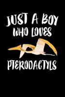 Just A Boy Who Loves Pterodactyls: Animal Nature Collection 1080143122 Book Cover