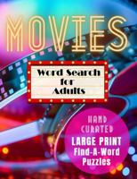 LARGE PRINT Find A Word Puzzles: Movies Word Search for Adults 0645968382 Book Cover