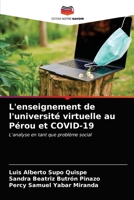 L'enseignement de l'université virtuelle au Pérou et COVID-19: L'analyse en tant que problème social 6203182338 Book Cover