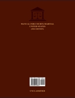 Manual for Courts-Martial United States (2024 Edition) 1598049836 Book Cover