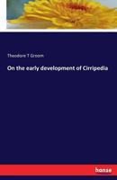 On the Early Development of Cirripedia 3741140147 Book Cover