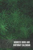 Address Book and Birthday Calendar: Contact Address Book Alphabetical Organizer with Birthday Calendar Logbook Record Name Phone Numbers Email Journal 6x9 Inch Notebook (Volume 7) 1081637838 Book Cover