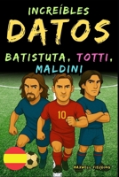 Datos increíbles sobre Batistuta, Totti y Maldini - De 6 a 14 años: Todo para los jóvenes aficionados al fútbol: ¡historias, récords, anécdotas y ... para Jóvenes Aficionados) (Spanish Edition) 1326460927 Book Cover