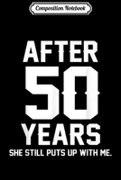 Composition Notebook: Mens 50th Wedding Anniversary Gifts Husband Since November 1969 Journal/Notebook Blank Lined Ruled 6x9 100 Pages 1673581552 Book Cover