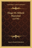 Eloge De Milord Marechal (1779) 1248429923 Book Cover