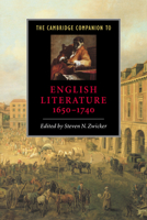 The Cambridge Companion to English Literature 1650-1740 (Cambridge Companions to Literature) 0521564883 Book Cover