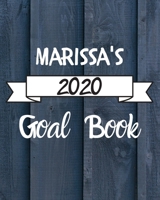 Marissa's 2020 Goal Book: 2020 New Year Planner Goal Journal Gift for Marissa / Notebook / Diary / Unique Greeting Card Alternative 1673680003 Book Cover