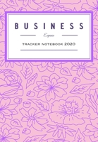 Business Expense Tracker Notebook 2020: Business Budget Finance Organizer Ledger for Entrepreneurs - Pink & Purple 1677965207 Book Cover