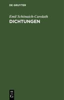 Dichtungen 3112375378 Book Cover