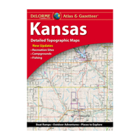 DeLorme Atlas & Gazetteer: Kansas 1946494623 Book Cover