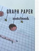 Graph Paper Notebook: Graph Paper Book With 1/2 Inch Squares Perfect for Grade or High School, College or University Science, Engineering or Math Classes 1075000726 Book Cover